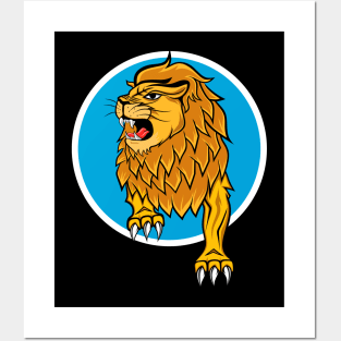 Lion Vector Posters and Art